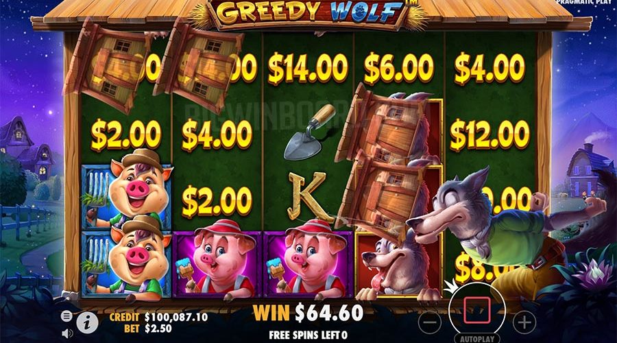Game Slots Online Greedy Wolf