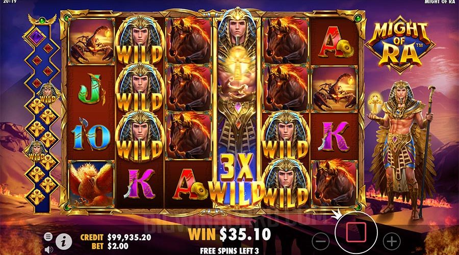 Slots Online Might of Ra