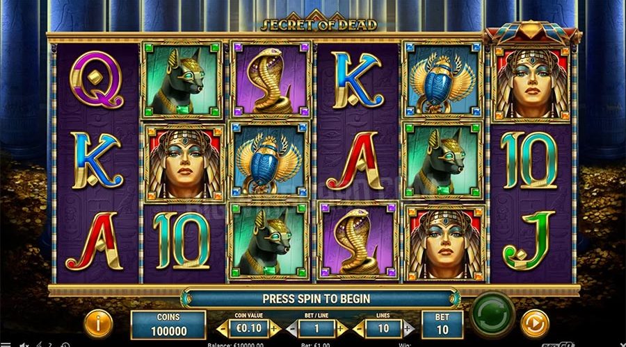 Slots Online Secret of Dead