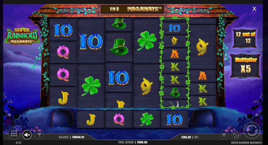 Ulasan Slots Super Rainbow Megaway